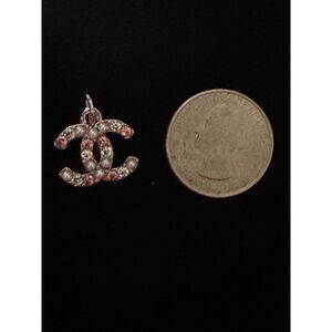 C Women's Charm Silver and Pink